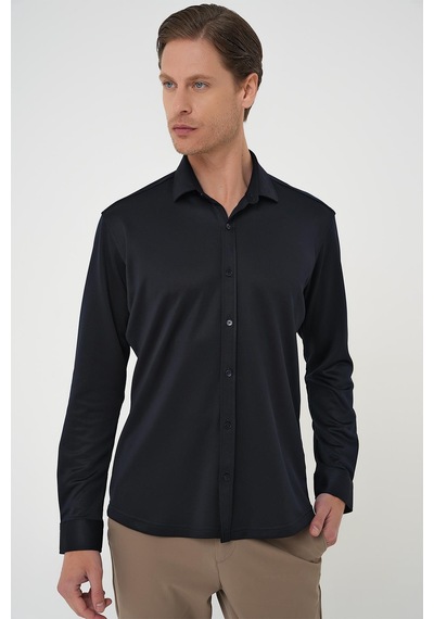 Efor G 1583 Slim Fit Lacivert Klasik Gömlek Lacivert Efor G 1583 Slim Fit Lacivert Klasik Gömlek Lacivert