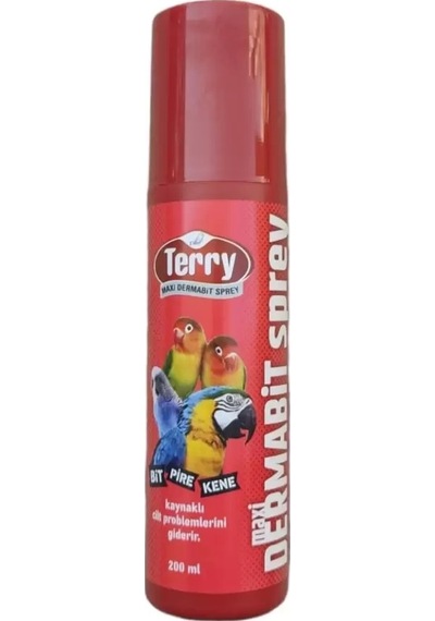 Terry Girist Kuşlar İçin Bit Pire Kene Spreyi 200 ML