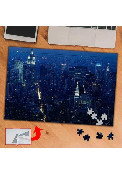 Empire State Binası 240 Parça Puzzle Yapboz Tablo-250