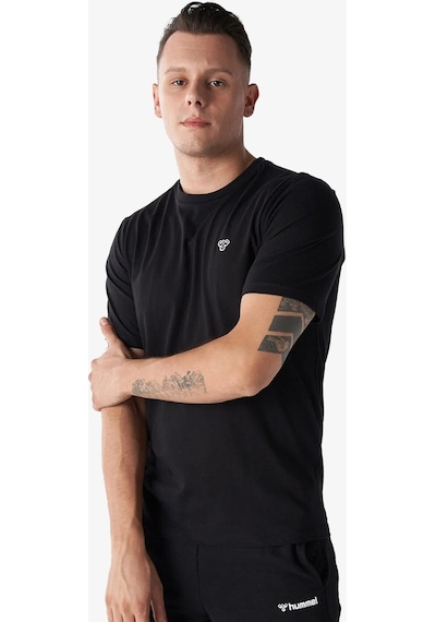 Hummel Hmlt-ic İco Regular Erkek Siyah T-shirt 911865-2001 Siyah