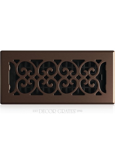Decor Grates 4-inç 10 İnç Kaydırma Floor Register, Kahverengi, Sph410-rb