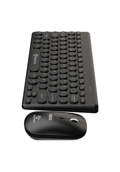Km-bt37 Kablosuz Klavye Mouse Seti, Bluetooth + Usb Dongle 2.4g, 78 Tuş Kompakt, Türkçe Q, Pc Tv Laptop Tablet Telefon Uyumlu, Siyah Diğer