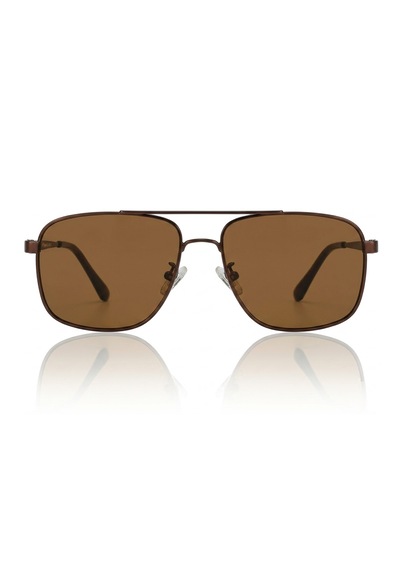 Di Caprio Dc3053brwn Kahverengi Modern Square Polarize Camlı Erkek Güneş Gözlüğü