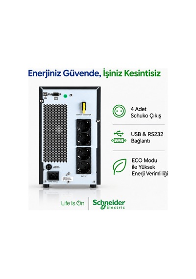 Easy Ups On-line Spm3kı-tr 3000va 2700w 230v Saf Sinüs Kesintisiz Güç Kaynağı - Ups