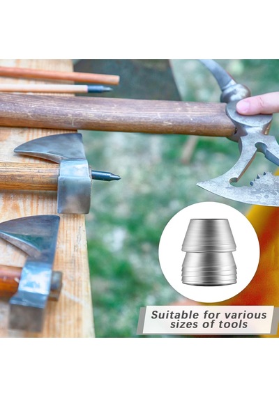 Güvenli Yuvarlak Saplı Takozlar Çekiç Kolu Ayırma Kama Balta El Metal Kama Yuvarlak Çelik Balta Pençesi Çekiç Kızak İçin, Mauls Sap Kama Kiti 21 Adet, 0,31/0,39/0,43/0,51/0,63/0,71/0,75 İnç