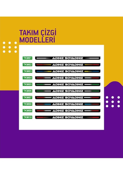 Numaratik Hediyeli Plakalık