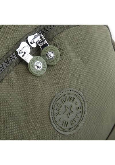 Nas Bag Kadın Sırt Çantası Zararlı Kimyasal İçermez Waterproof Koyu Yeşil