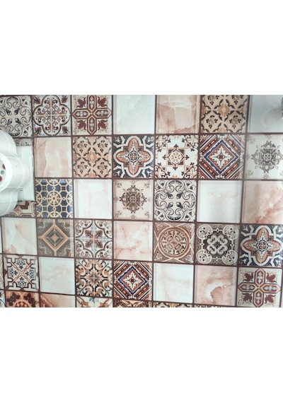İbmta620 Mutfak Tezgah Arası Kendinden Yapışkanlı Folyo Kaplama Mozaik Taş Desen 60cm X 100cm
