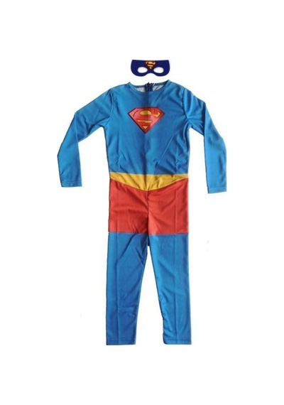 Gökmen Tekstil Süpermen Çocuk Kostümü Superman Kostüm Unısex Çok Renk