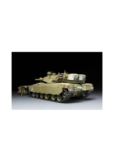 1/35 İsrail Merkava Mk.3 Baz Nochri Dalet Mayın Temizleme Aparatlı Ana Muharebe Tank Maketi, Meng Ts005