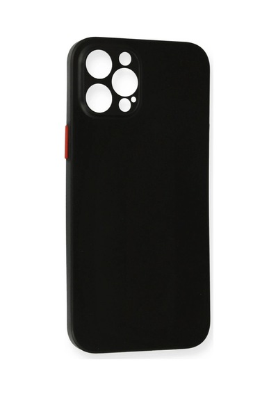 Newface - 85 - iPhone Uyumlu 12 Pro Max Kılıf Pp Ultra İnce Kapak - Csmo-tex - - Siyah