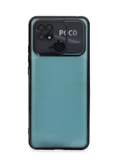 Xiaomi Redmi 10c Kılıf Razer Lensli Silikon - Siyah Diğer