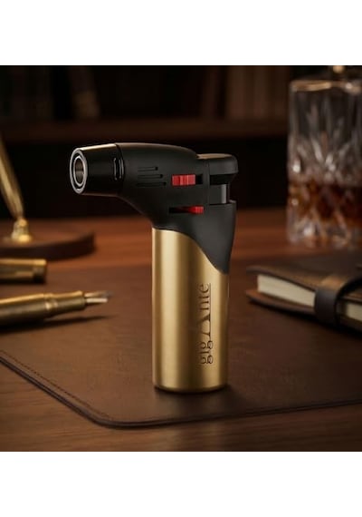 Gigante Premium Pürmüz Çakmak - Viski&amp Kokteyl Tütsüleme,mutfak&amp Hobi Alevli Torch Diğer