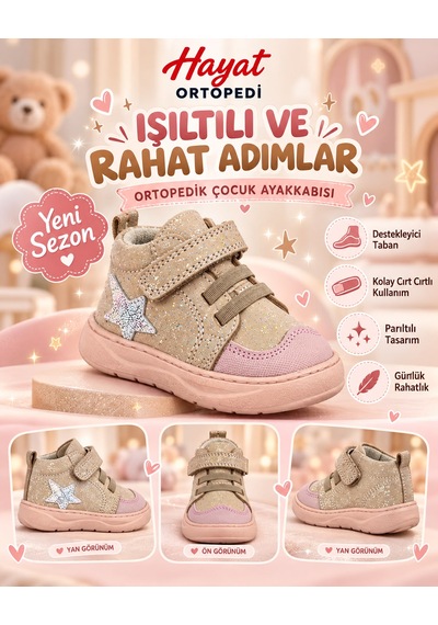 Özpınarcı Deri Ve Confort Bebe Bot Pembe