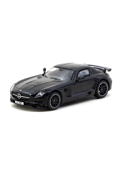 Mey İthalat 1/64 Mercedes-benz Sls Amg Coupé Black Series Black Metallic - Singapore Special Edition