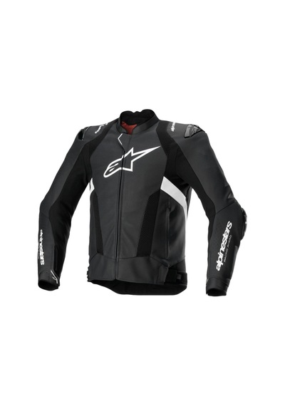 Alpinestars Missile V3 Airflow Deri Korumalı Motosiklet Montu Siyah Beyaz