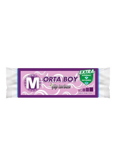Migros Orta Boy Çöp Torbası 20'li - 8 Adet Tarı