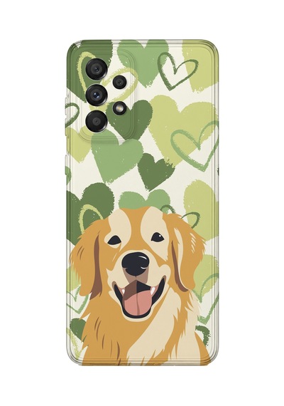 Samsung Galaxy M52 Uyumlu Baskılı Şeffaf Telefon Kılıfı Koleksiyon: Dog Lover 4