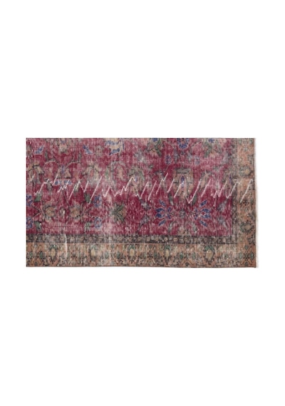 El Dokuması Vintage Yün-pamuk Naturel Halı 15352 149 X 258 Cm Çok Renkli