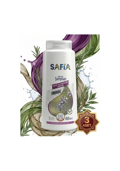Safia Zayıf Ve Kırılgan Saçlar Şampuan 3x650 Ml