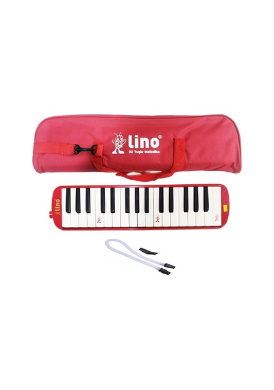 Lino 32K Bez Çantalı Melodika Kırmızı