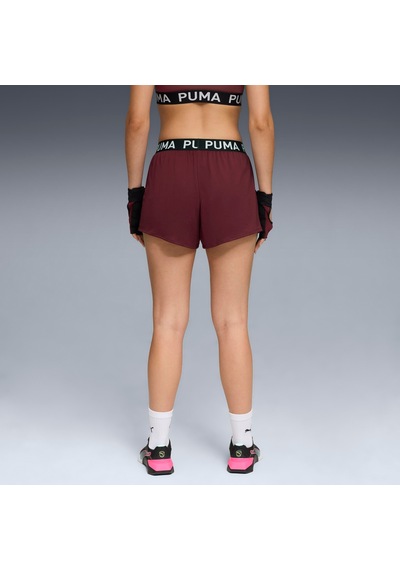 Puma Strong 3" Knit Short Kadın Yetişkin Şort Bordo