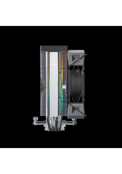 Montech Nx400 Argb - Cpu Soğutucu, Tek Kule, 4 Gelişmiş Isı Borusu, 52 Kanatlı Isı Emici, E28, 120 M 73143123