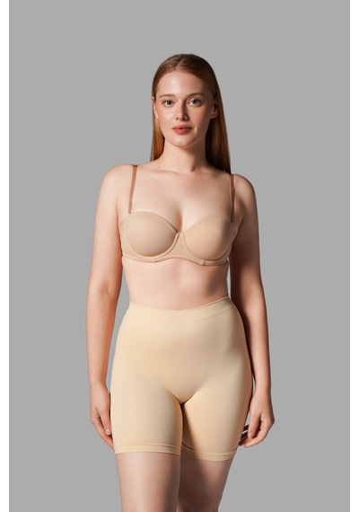 Fit Women Yüksek Bel Dikişsiz Kadın Orta Boy Boxer 2002-ten