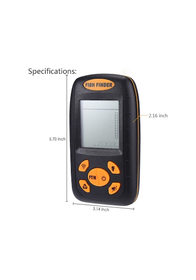 Valkyrie Dijital Balık Bulucu Ultrasonik Sonar Gps100mt Siyah