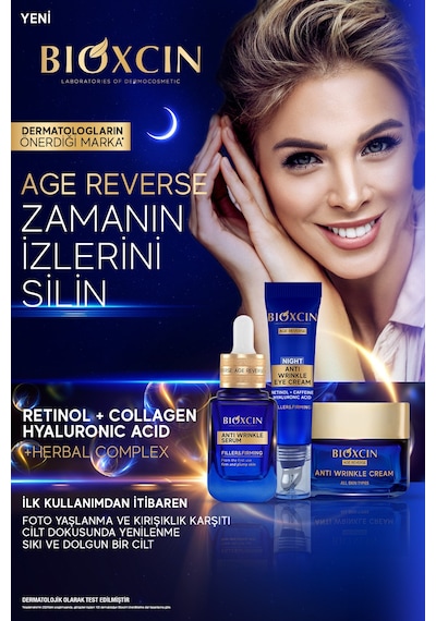 Age Reverse Kırışıklık Karşıtı Göz Kremi 15 ML - %10 Retinol, Kafein, Dolgunluk, Sıkılık