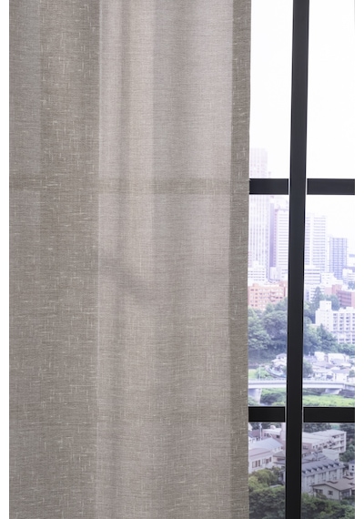New Linen Fon Perde Çok Renkli