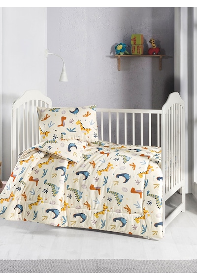 Menderes Home Lanotte Ranforce Bebe Nevresim Takımı Dinazor