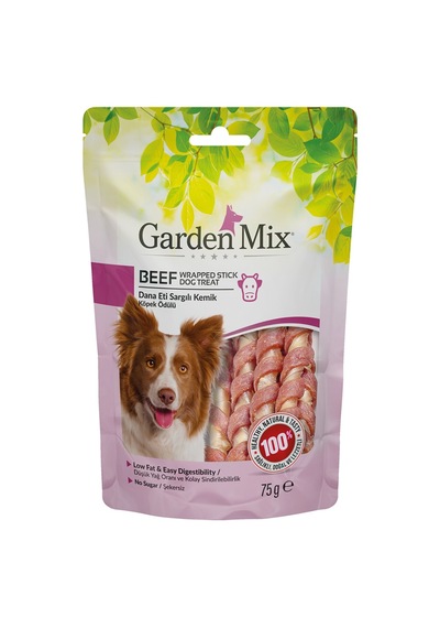 Garden - 608 - Mıx Dana Etlı Kemık Köpek Ödülü - Shopılke - 75 Gr