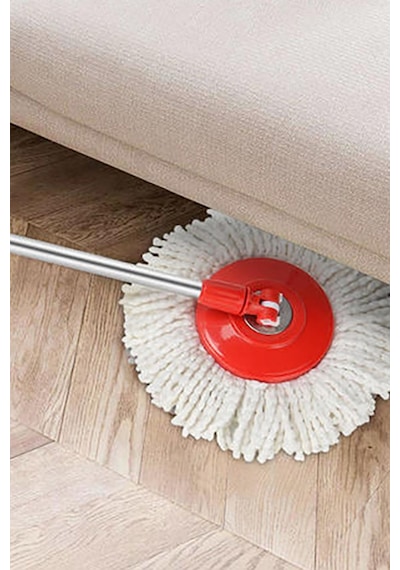 360 Derece Dönebilen Döner Başlıklı Smart Mop Kova Paspas Seti Pratik Mop Kova Paspas Seti