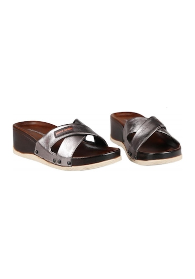 Pierre Cardin Pc-3217 Ortopedik Platin Kadın Terlik Platin