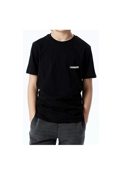 Rakerplus Siyah %100 Pamuk Unisex Kısa Kollu Çocuk Tişört SIYAH