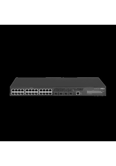 Dahua As5500-24gt4xf, 24 Port Gigabit, 4 Port 10g Sfp, L3 Yönetilebilir, Rack Mount Switch