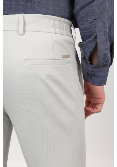 İmza Taş Rengi Yan Cep Örme Slim Fit Esnek Jogger Pantolon 1003260173