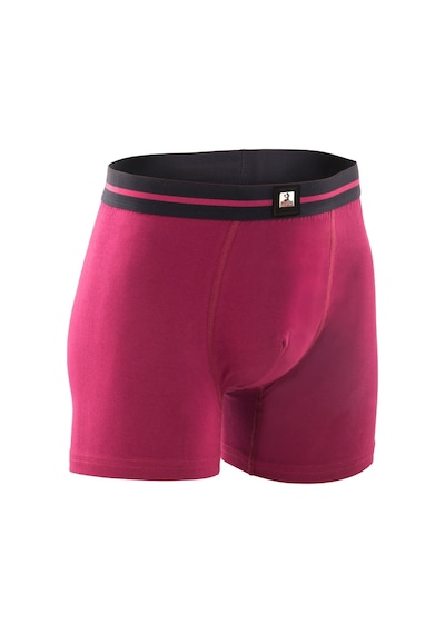 3 Lü Redzone Pamuk / Lycra Bordo Erkek Boxer