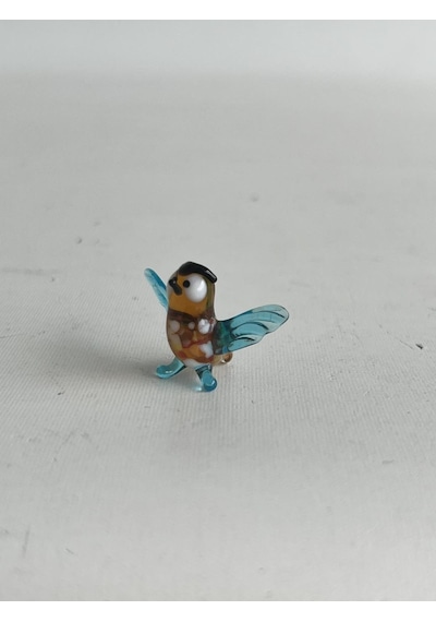 El Yapımı Mini Murano Cam Baykuş Biblo A100-01