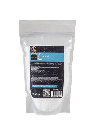 Fine Life Deniz Tuzu 500 G - 81 Mineral İçeren Sağlıklı Tuz 2'li Ekonomik Paket - 2 Adet Tarı
