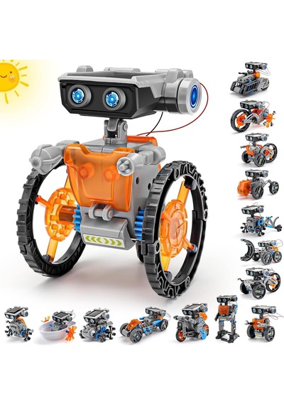 Sillbird 15'i 1 Arada Güneş Enerjili Robot, 8+ Yaş Çocuklar Için Eğitici Stem Oyuncak Akıllı Oyuncaklar