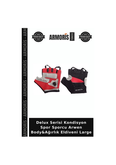 Delux Serisi Kondisyon Spor Sporcu Arwen Body&ağırlık Eldiveni Large Çok Renkli