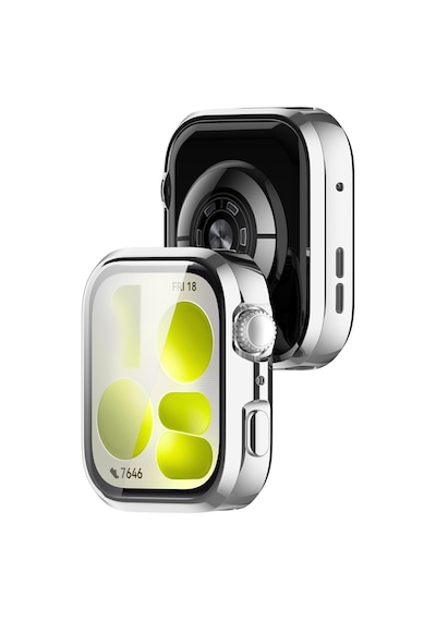 Huawei Watch Fit 5 Pro Uyumlu Silikon Kasa Ve Ekran Koruyucu 360 Derece Full Koruma Darbe Emici
