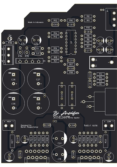 Stüdyo Monitör Hoparlörleri Için Amfi Devresi Lm3886