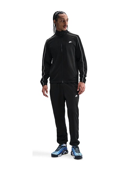 Nike Sportswear Club Poly-knit Erkek Siyah Günlük Stil Eşofman Takımı Hv1444-010 Siyah- Beyaz