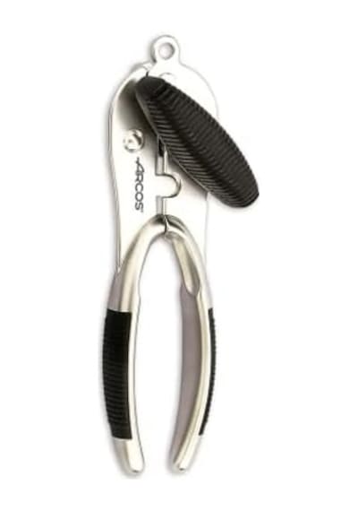 Arcos Kaymaz Saplı Çinko Alaşımlı Manuel Konserve Açacağı. Profesyonel Konserve Açacağı 160 Mm. Mutfak Aksesuarı Gümüş Ve Siyah Renk Diğer