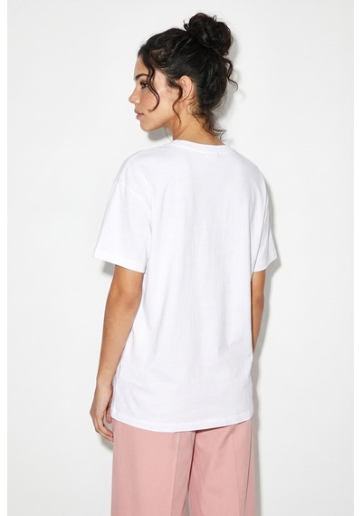 Shade Kadın Good Day Baskılı Nakış Detaylı Relaxed Fit T-shirt 7642 60286117 - Beyaz Shade Kadın Good Day Baskılı Nakış Detaylı Relaxed Fit T-shirt 7642 60286117 - Beyaz