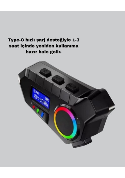 Gld-spt- Bluetooth 5.4 Kablosuz İnterkom+ Motor Disk Kilidi