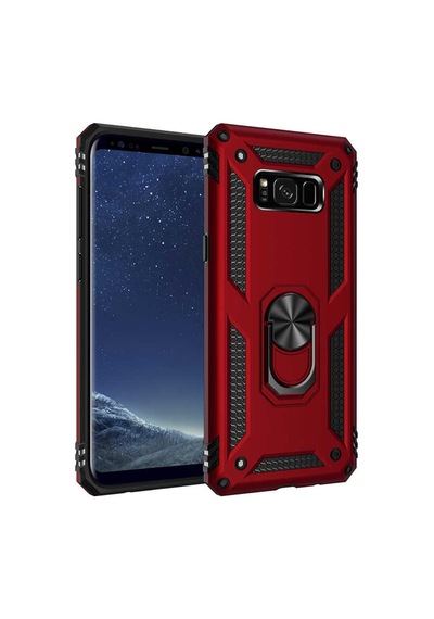 Galaxy S8 Plus Kilif Zore Vega Yüzüklü Standli Zirh Kilif 556703770